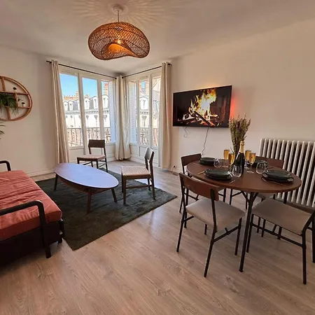 Apartman Clovis Grand T3 Calme Avec Balcon Au Centre-ville Reims